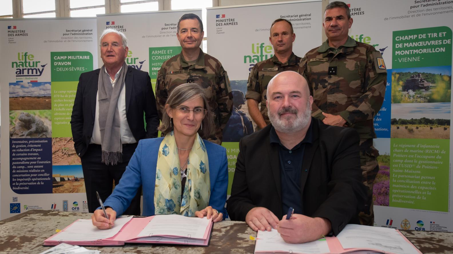 Nouvelle convention : la biodiversité au cœur des terrains militaires