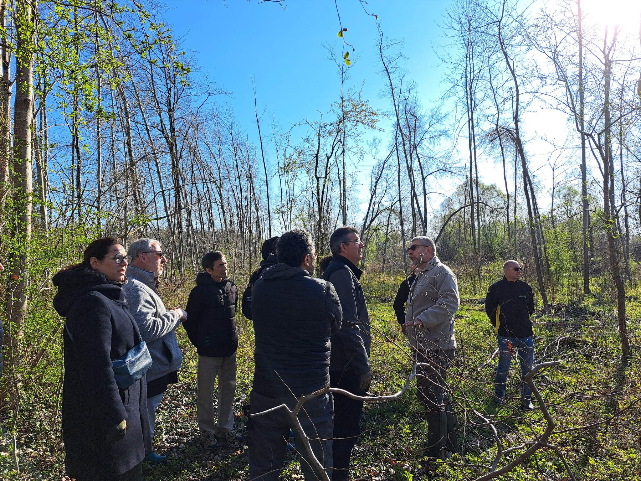 Chantier de plantation sur le Domaine de la Vieille Écluse (77)