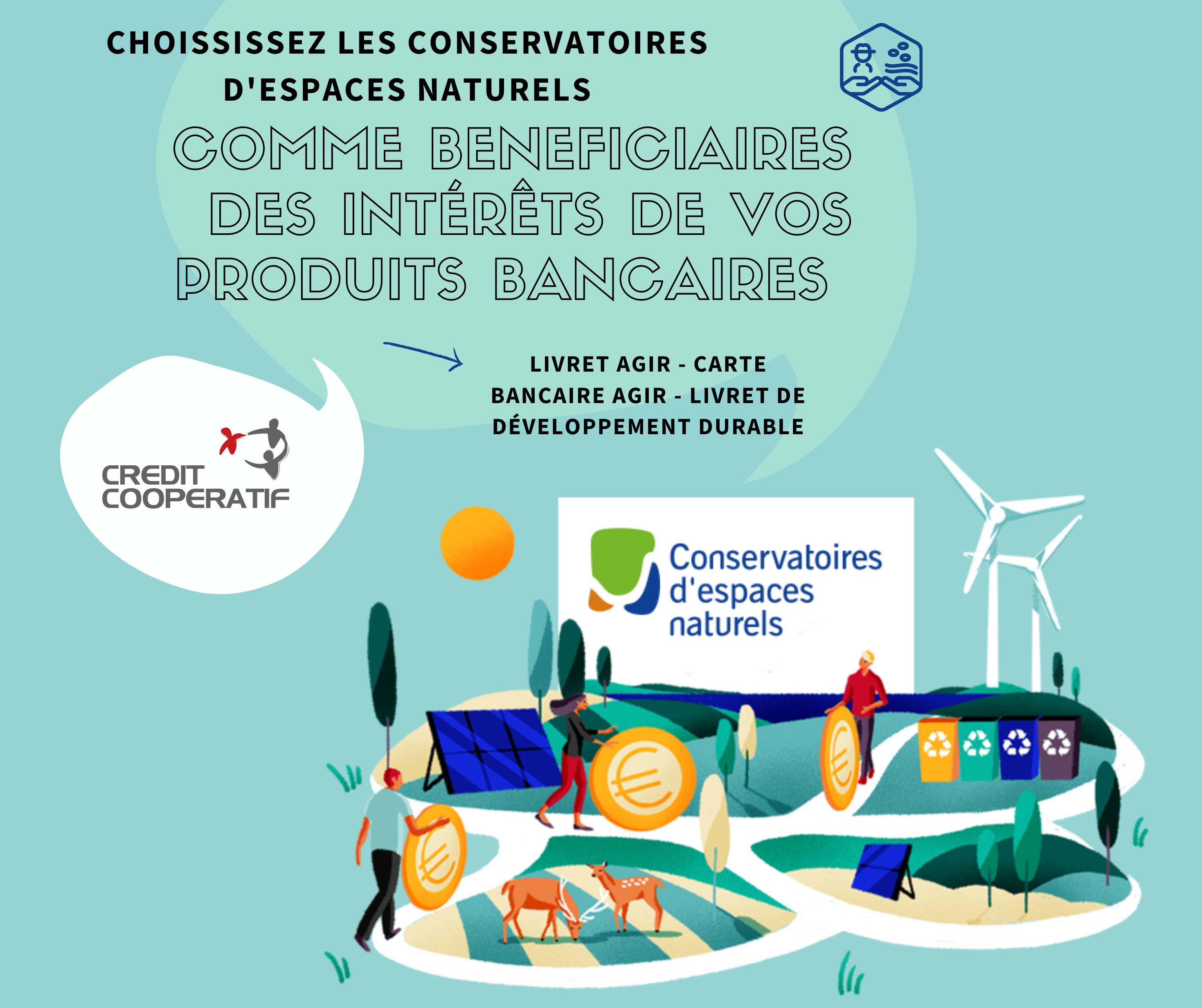 Plus de 3 000 euros de dons déjà reversés à la Fédération des Conservatoires d’espaces naturels grâce aux produits engagés du Crédit Coopératif !