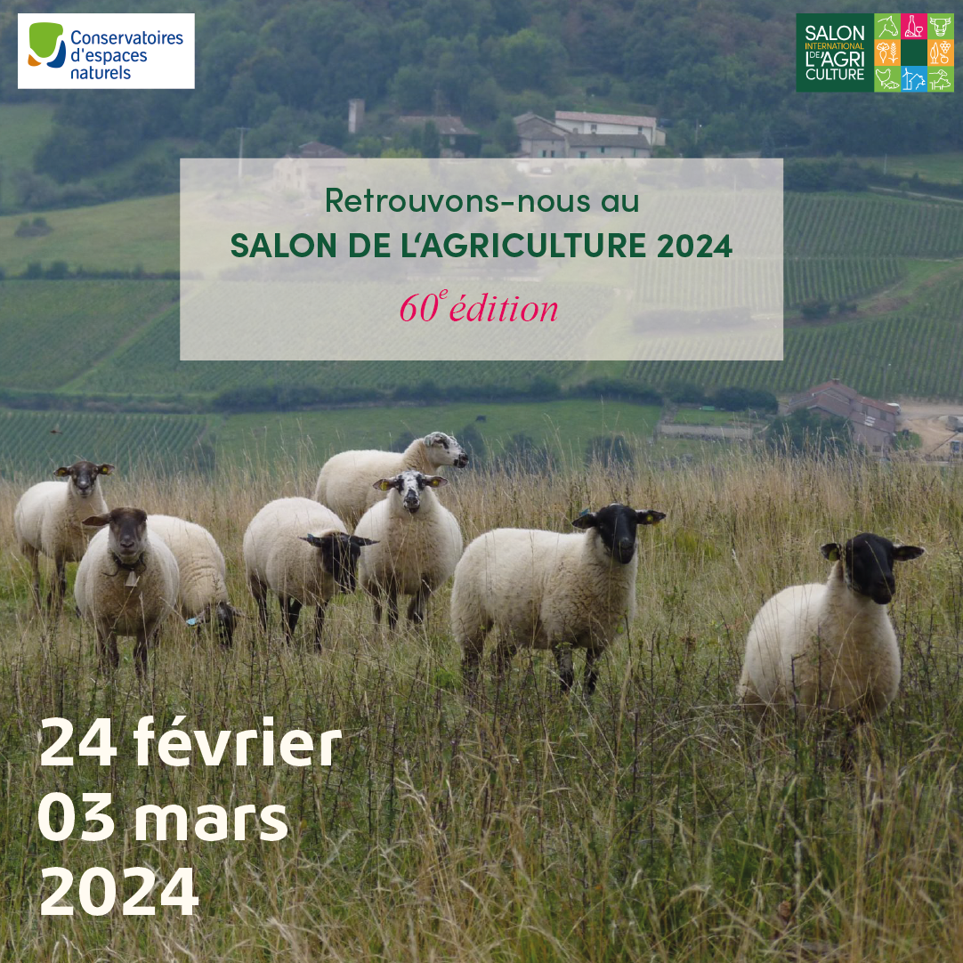 2ème participation des Conservatoires d’espaces naturels au Salon International de l’Agriculture 2024